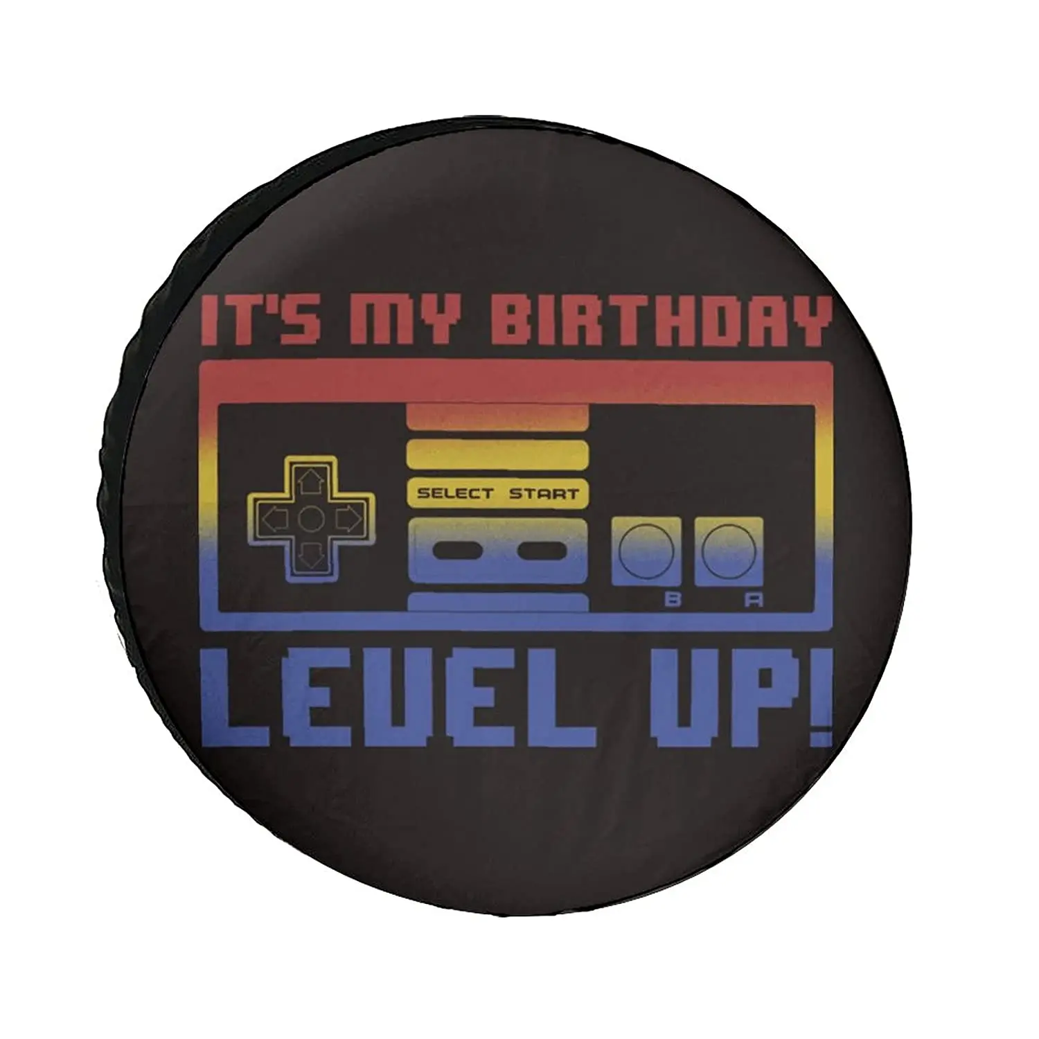 

It's My Birthday Level Up Universe Exploration Tire COVER CARs Wheel COVER CAR Protectors Weatherproof UV
