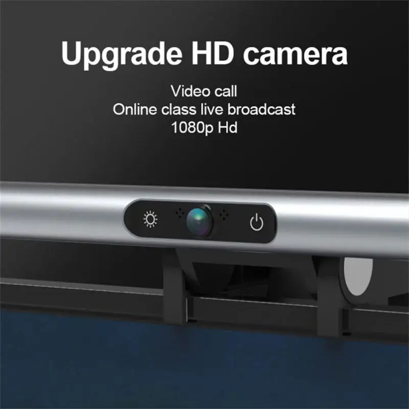 

Screen LED Bar Desk Lamp With Camera And Microphone PC Computer Laptop Screen Hanging Light Bar Table Lamp Office Study