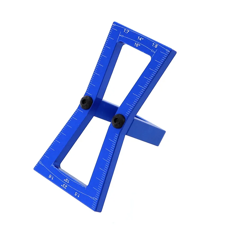 

Woodworking Dovetail Gauge Aluminum Alloy Tenon Drawing Line with Scale Auxiliary Scribe Tenon Line Drawing Carpentry Tools