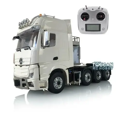 

Toys LESU RC 1/14 Metal Chassis Tractor Truck Light Radio For DIY Hercules Arcos Benz Cabin THZH0713-SMT2