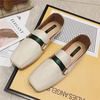 2020 summer autumn flat square toe flats loafers cool comfortable casual shoes