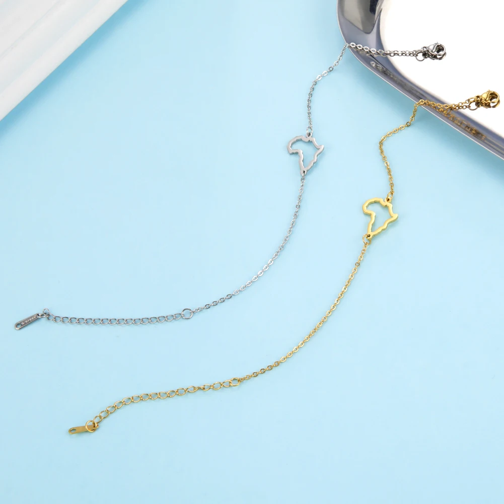 Skyrim Южная Африка золотой цвет браслеты на руку из нержавеющей стали Африканская