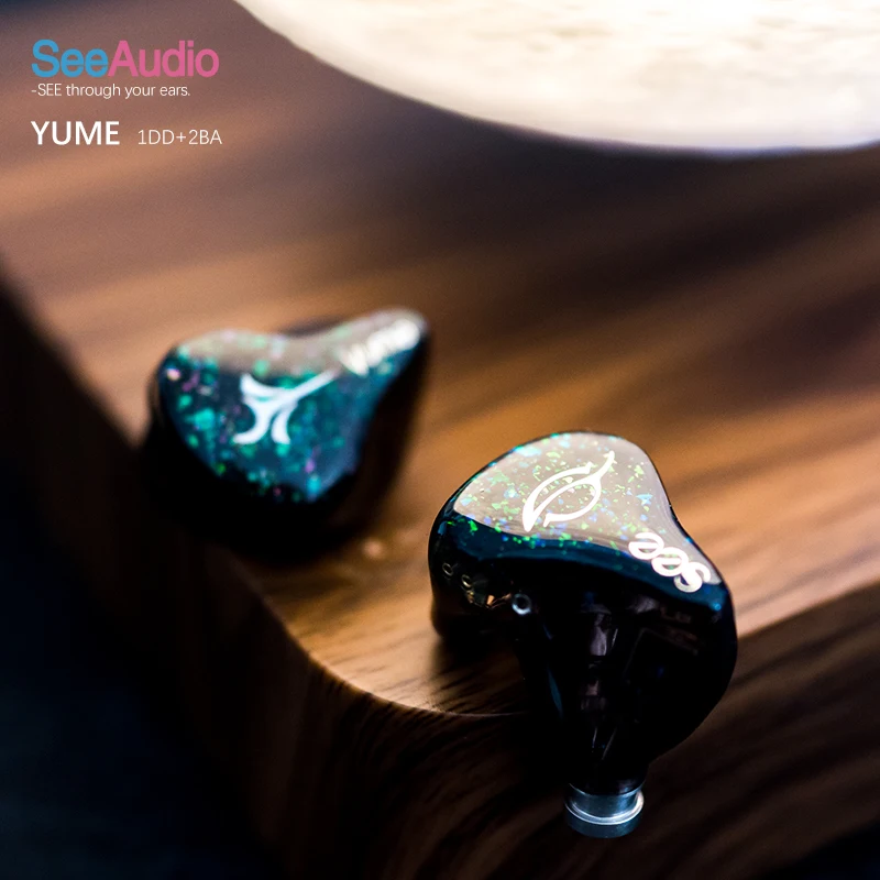 Наушники SeeAudio Yume 2BA 1DD с гибридным драйвером Hi Fi наушники монитором музыки для