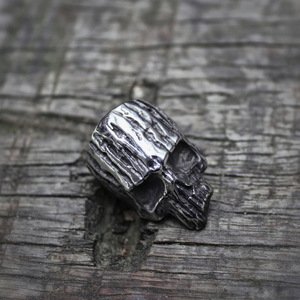 EYHIMD винтажные кольца с черепом из мертвого дерева уникальные мужские ретро