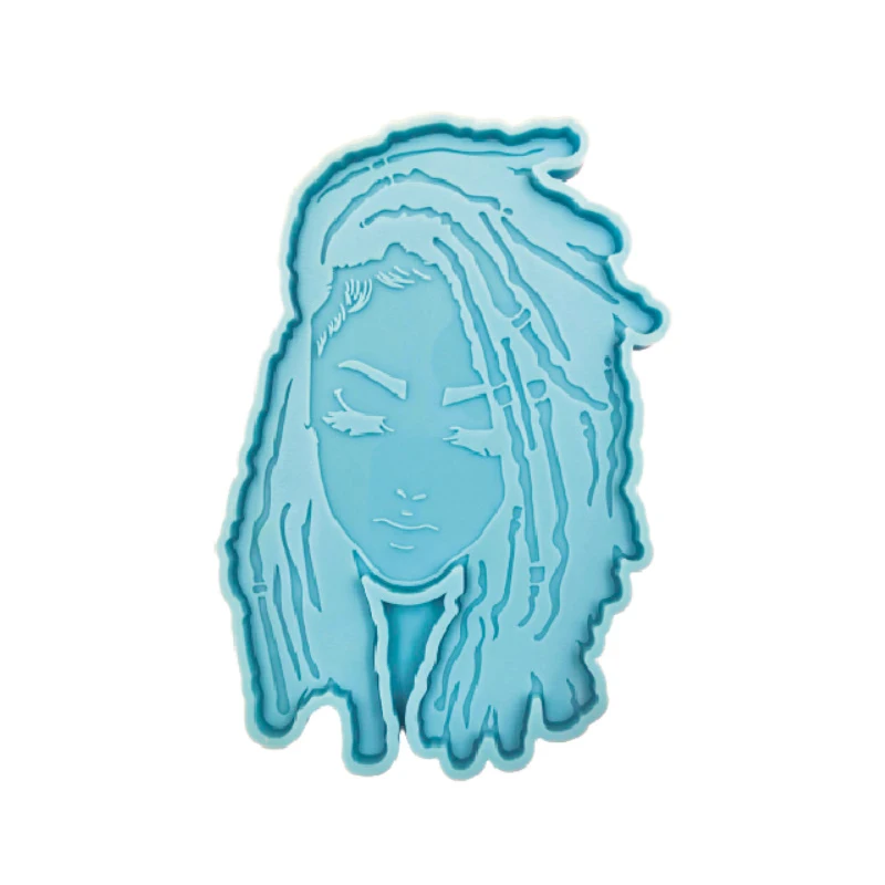 

Страх девушка смолы формы дреды девушкая силиконовая форма для эпоксидной смолы творческий каботажное судно Cupmat кулон