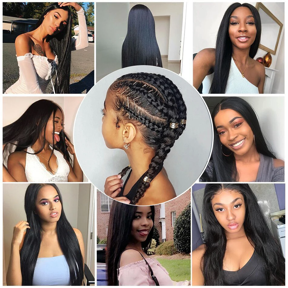 

Full Lace Frontal Wig Brazilian Human Hair Braid Wig Need Long Straight Full Lace Frontal Wigs For Women