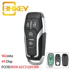 BHKEY для автомобиля Ford ключ 902 МГц 49 чип автомобиль дистанционного ключа для Ford F-150 F-250 2015-2017 для Ford ключи M3N-A2C31243300