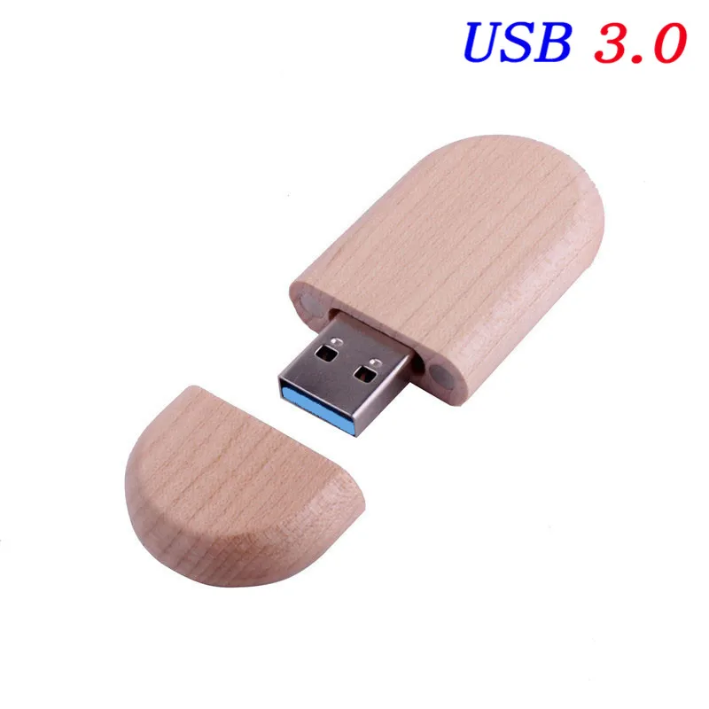 JASTER USB 3,0 высокоскоростной Логотип Деревянный+ коробка персональный логотип клиент pendrive 8 ГБ 16 ГБ 32 ГБ 64 Гб usb флеш-накопитель U диск - Цвет: Maple wood USB