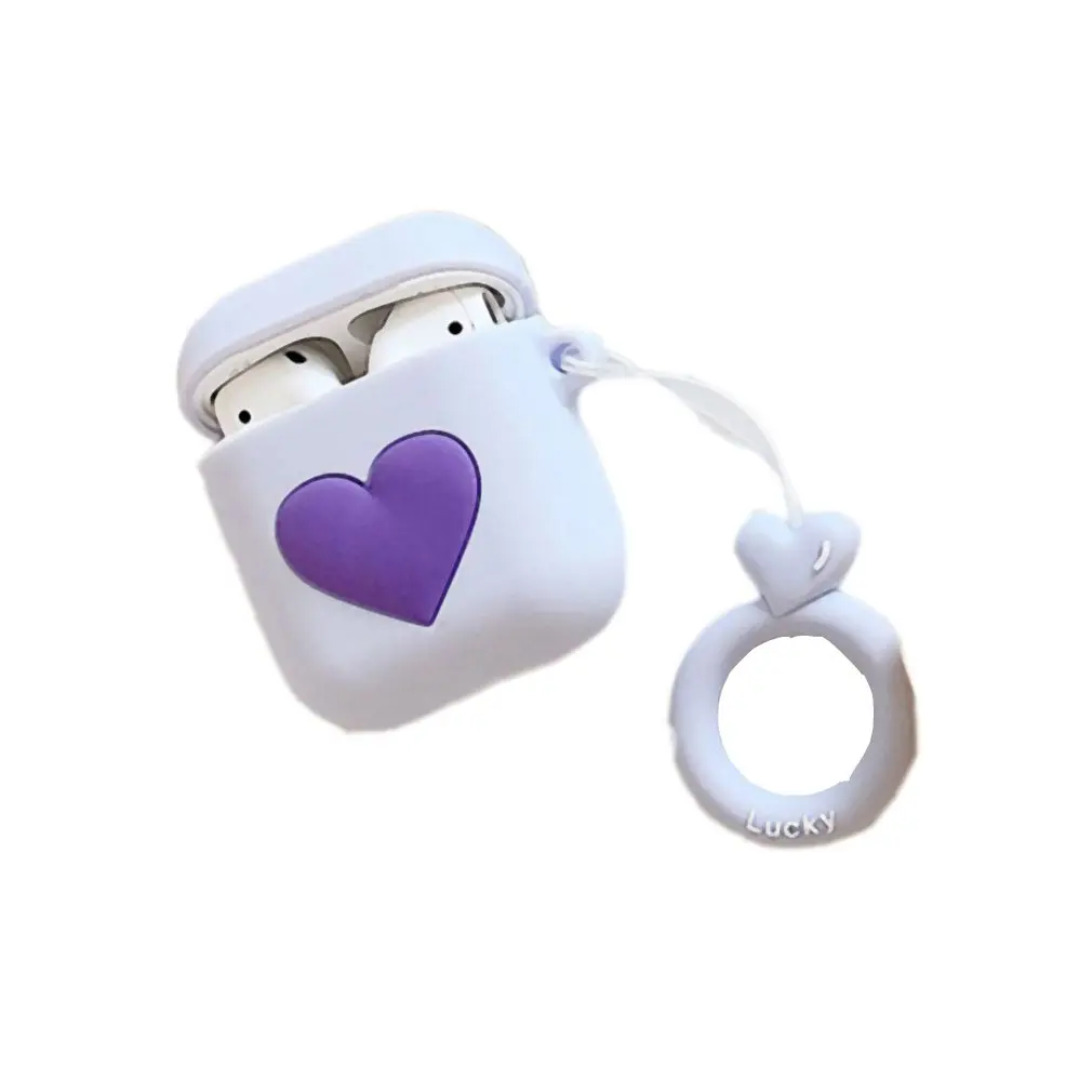 Простой защитный любовь Беспроводной гарнитура футляр для хранения с функцией