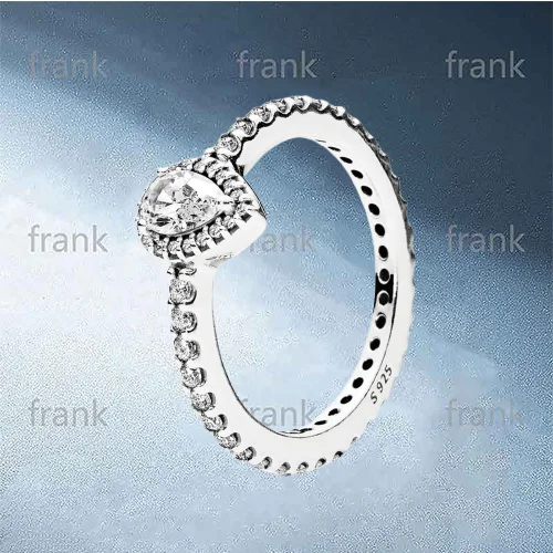 

196254CZ RADIANT SMALL TEARDROP RING