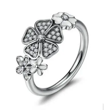35 925 Sterling Silver Headband Ring Two Hearts and Valentine's Day Love Jewelry Ring - Main Stone Color: 35