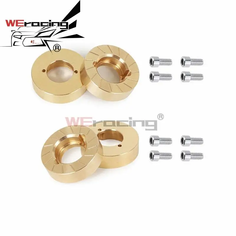 

Heavy Metal Internal Wheel Weights Turning Copper Counterweight For Axial SCX10 II 90046 90047 1/10 RC Car KB09