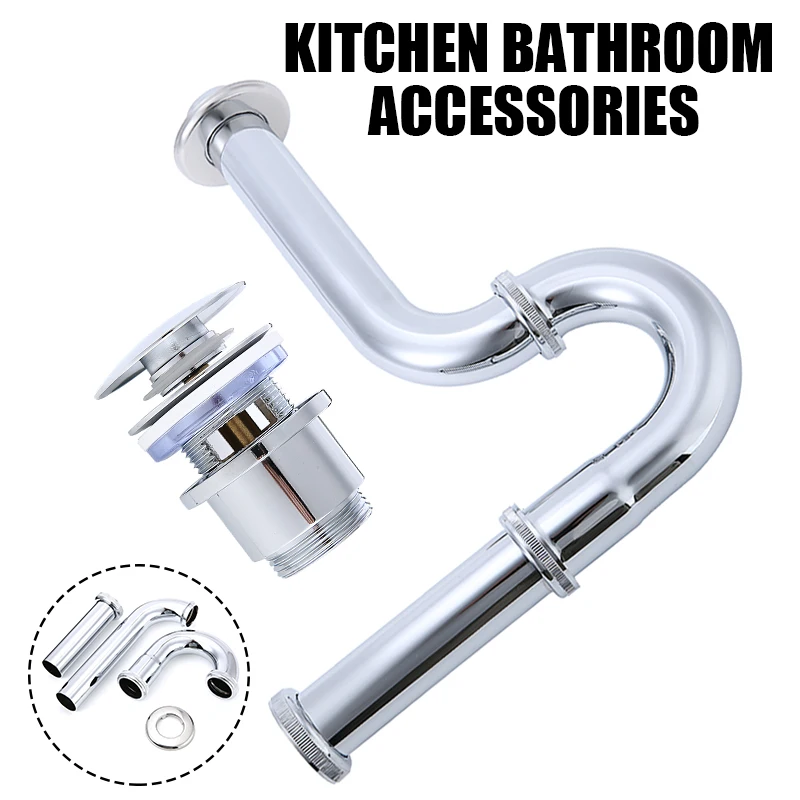Набор отходов для раковины сифона сливной клапан в ванной и кухне +