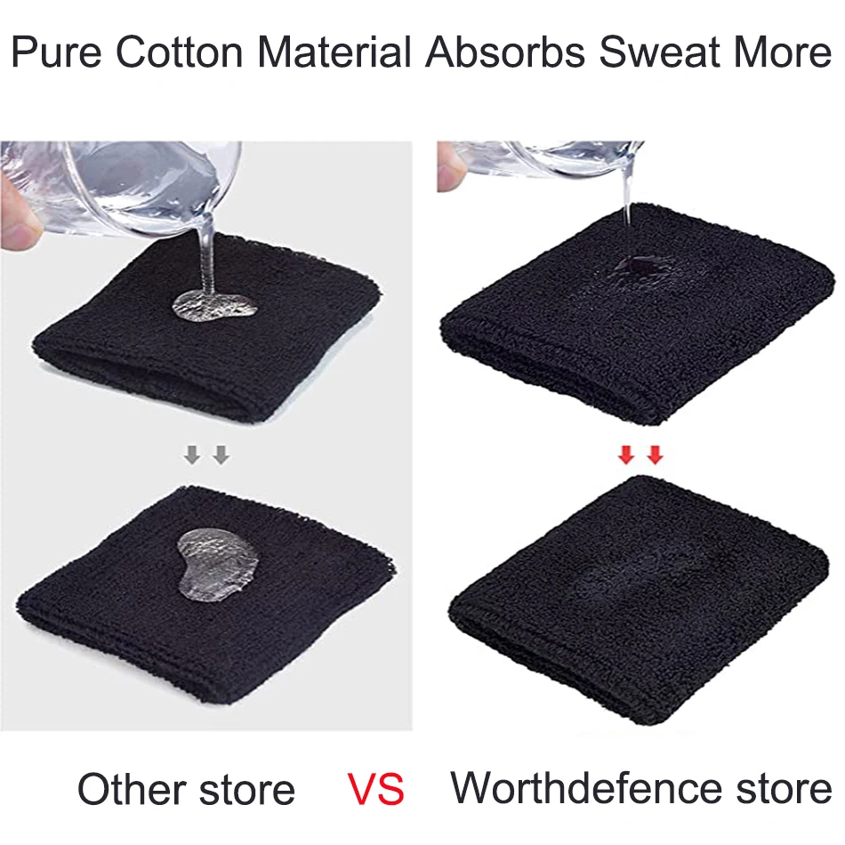 1 Пара Хлопковых Эластичных Опор Для Запястья WorthWhile Баскетбольный Браслет