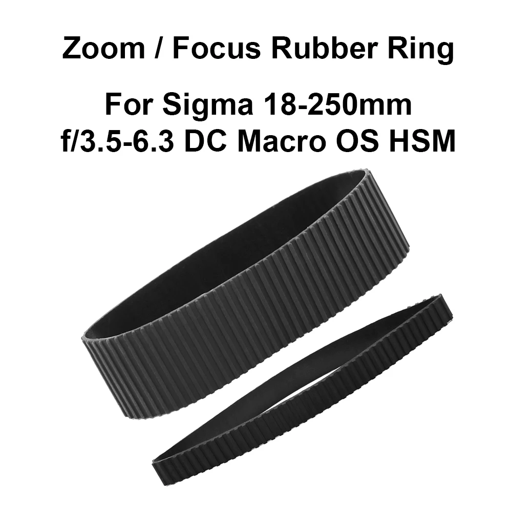 

Lens Zoom Rubber Ring / Focus Rubber Ring Replacement for Sigma 18-250mm f/3.5-6.3 DC Macro OS HSM Camera Accessories