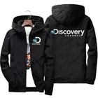 Новая куртка с национальным географическим принтом Discovery Channel, Мужской Топ для изучения экспедиций, куртка, ветровка для улицы