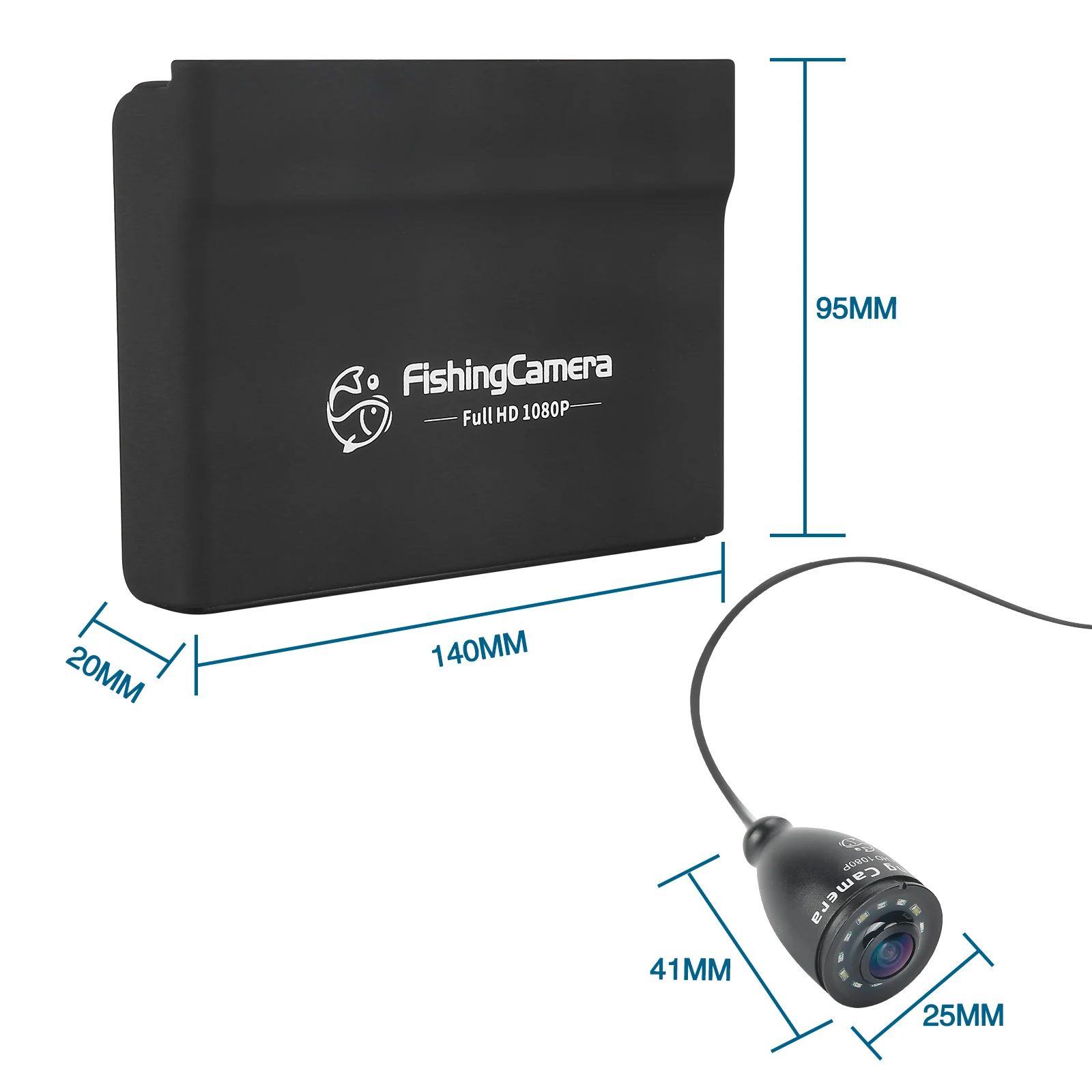 Портативная подводная камера для рыбалки эхолот-рыболокатор 5 0 дюйма реальное