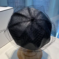 pu leather english vintage mesh women beret fascinating black beret hat french style beanie cap %d1%88%d0%b0%d0%bf%d0%ba%d0%b0 %d0%b6%d0%b5%d0%bd%d1%81%d0%ba%d0%b0%d1%8f fashion beret hat