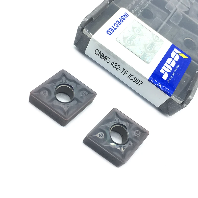 Пластина токарная твердосплавная CNMG120408 TF IC907 IC908 CNMG 120408|Токарный инструмент| |