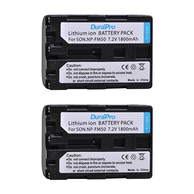 Комплект из 2 предметов 1800 мА/ч, NP-FM50 NP FM50 Камера Батарея+ ЖК-дисплей USB Зарядное устройство для sony NP-F550 F570 F770 F750 F960 F970 FM500H FM70 QM91D QM71 - Цвет: 2 Battery