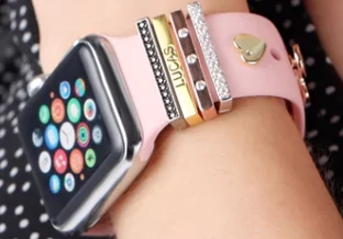Силиконовый ремешок Amxiu для часов Apple Watch на заказ нержавеющая сталь украшение с