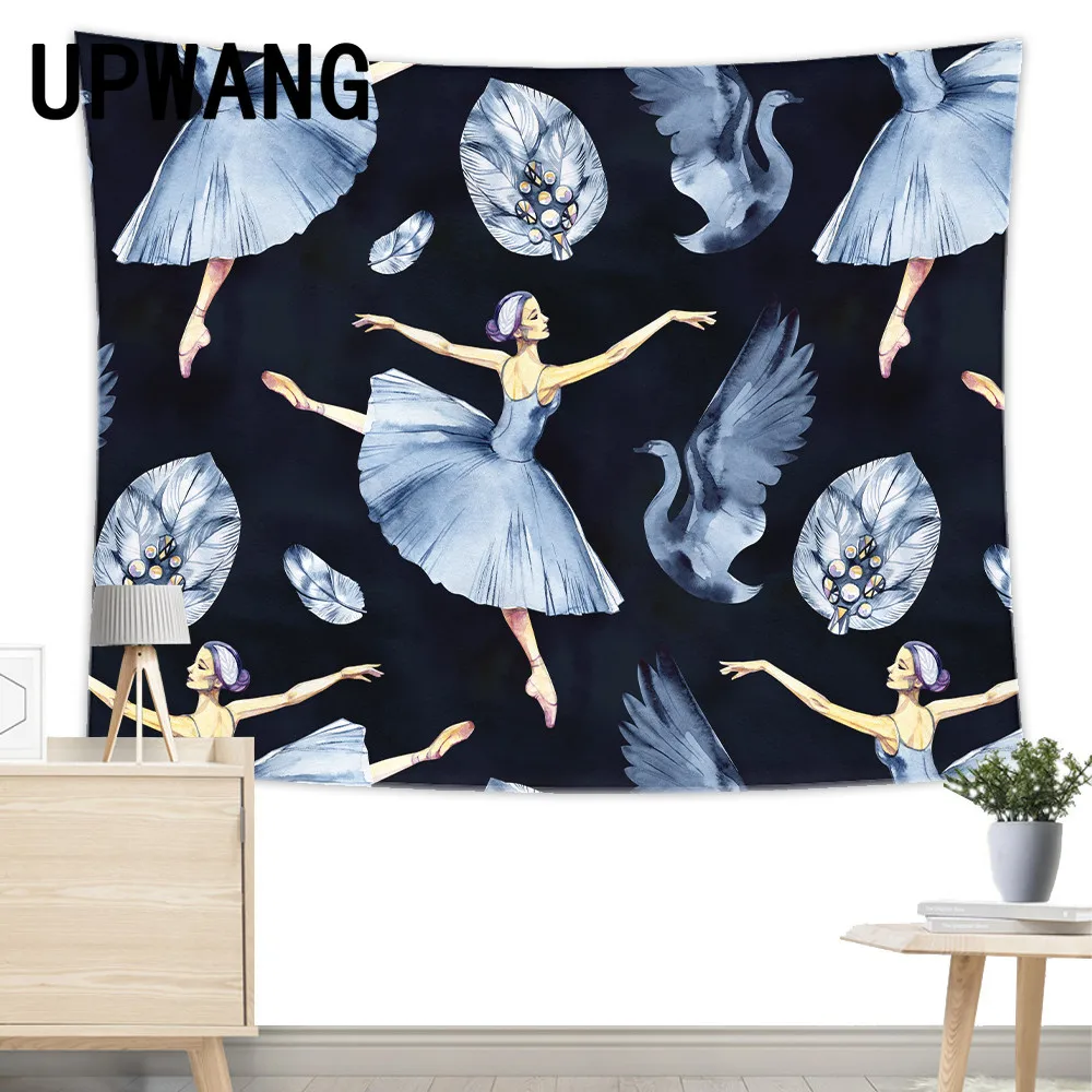 

Ballet Tapestry Wall Hanging Sandy Beach Picnic Rug Camping Tent Sleeping Pad Home Decor Bedspread Sheet Wall Cloth