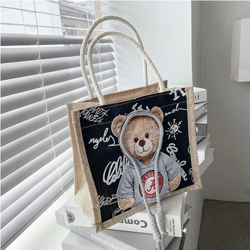 

Bag Women's Bag 2021 Spring New Women's Handbag Mobile Phone Coin Purse Cute Bear Casual Handbag