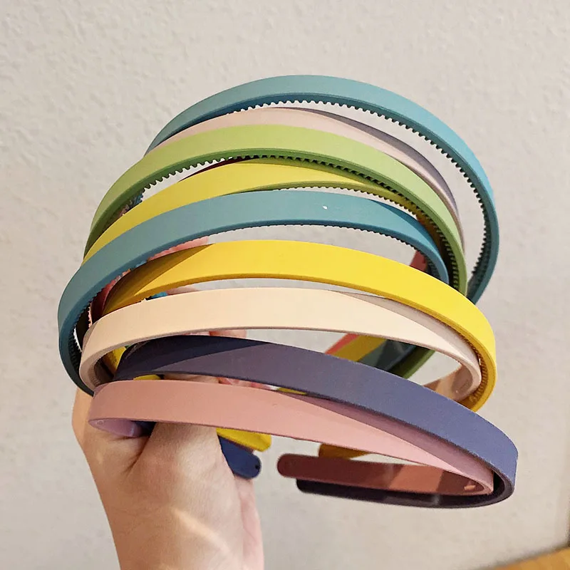 

5PCS/Set New Women Girls Cute Candy Colors Basic Hairbands Sweet Simple Headband Hair Hoop Fashion Hair Accessories