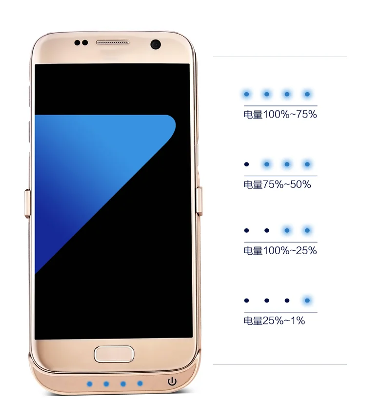 Чехол для Samsung Galaxy S7 Edge чехол зарядки запасной внешний аккумулятор зарядное