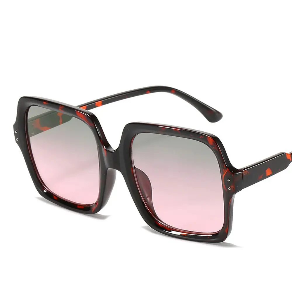 

WOENFEL Oversized Fashion Sunglasses Women New Luxury Sun Glasses Designer Vintage Retro Big Square Frame Travel Eyewear