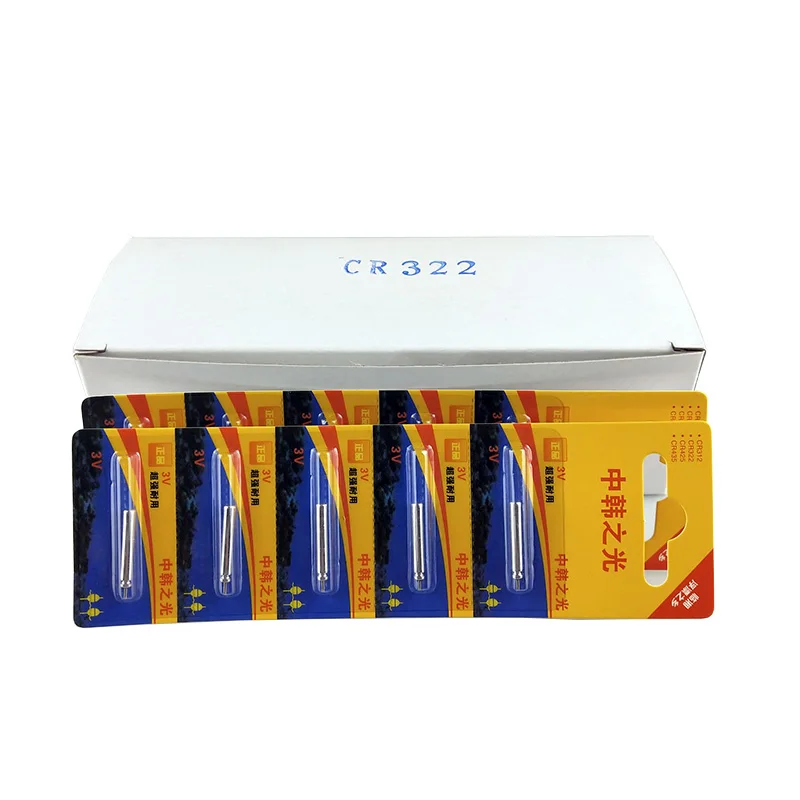 

100pcs/lot LED Batteries CR425 CR435 CR311 CR322 Light Stick / Luminous Float Battery 3V Night Fishing Accessories Pin Cell J349