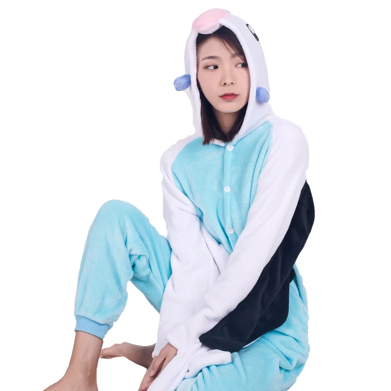 Пижамы с животными для взрослых Косплей фланелевый комбинезон мультфильм