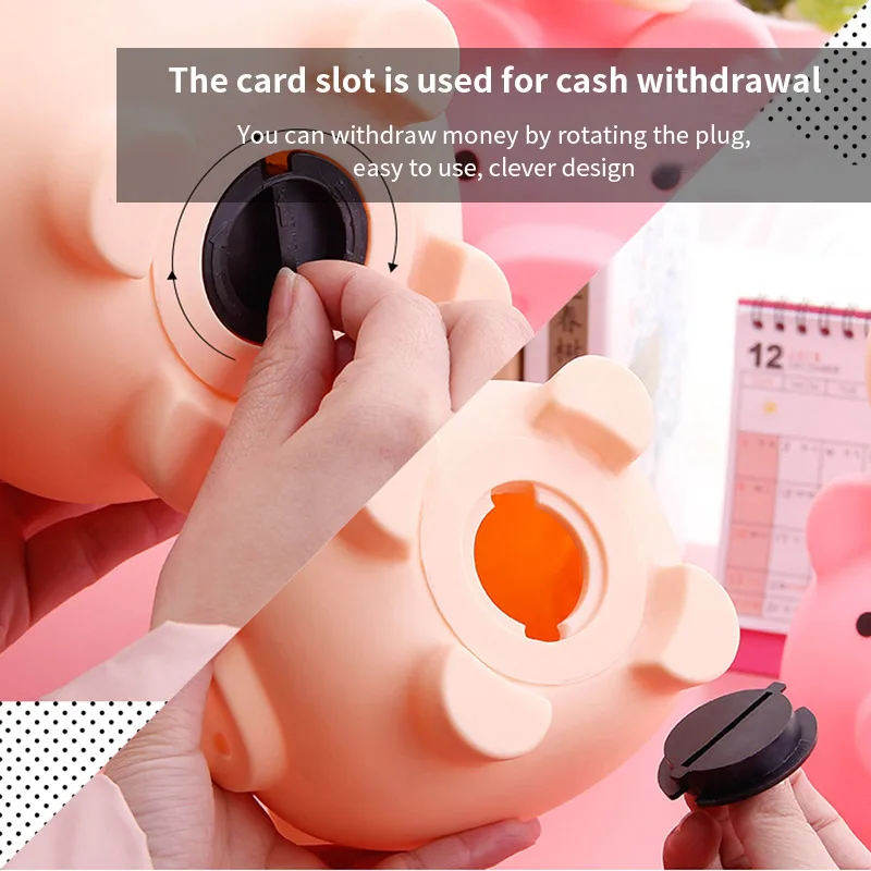 

Toys Coin Bank NO-Face Man Money Music Box Ghost Figure Saving Bank Faceless Pig Toy Automatic Eaten Bank Fun Christmas Gift