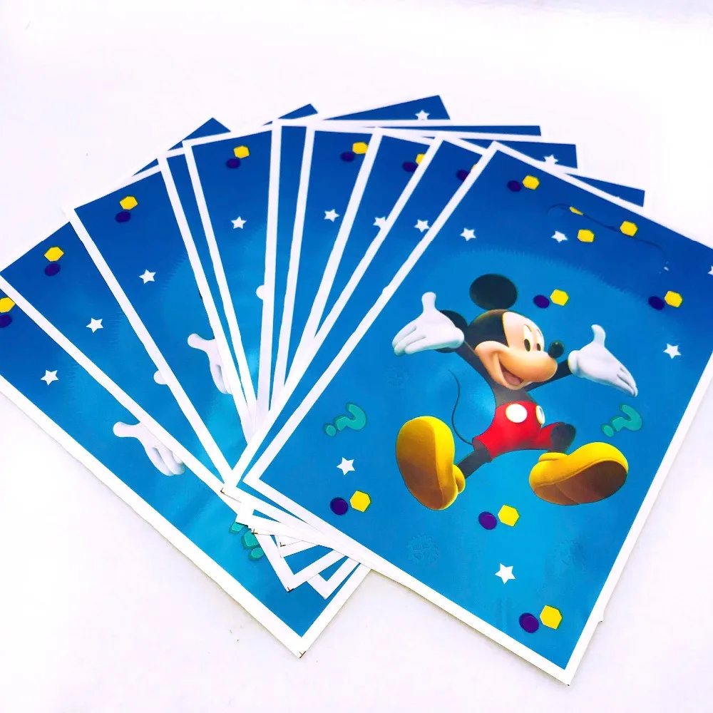 10 шт. комплекты с украшениями в виде Микки Мауса для маленьких мальчиков и