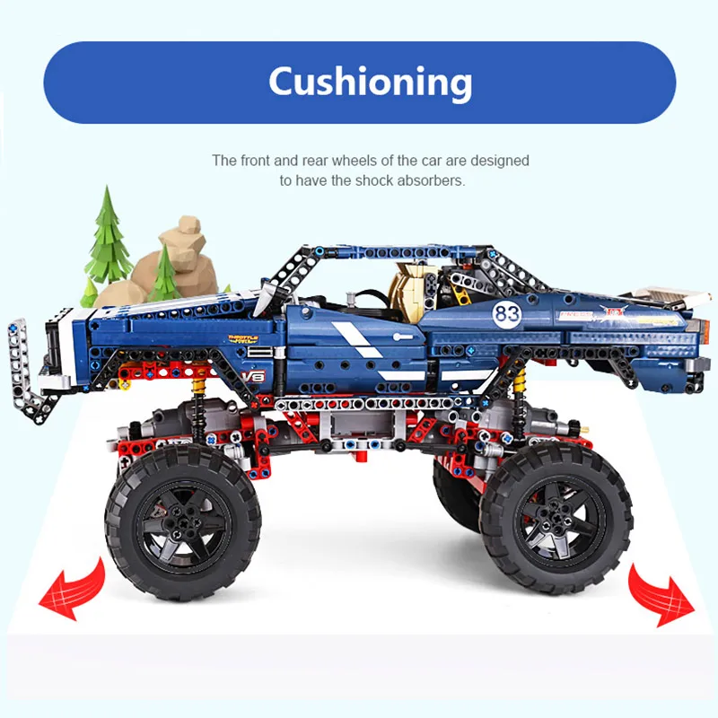 Городской автомобиль Ограниченная серия внедорожников совместим с Technic 20011