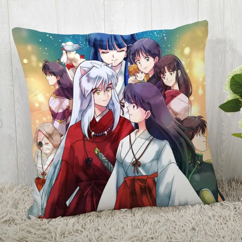 Наволочки на заказ InuYasha квадратная наволочка Рождественская Наволочка молнии