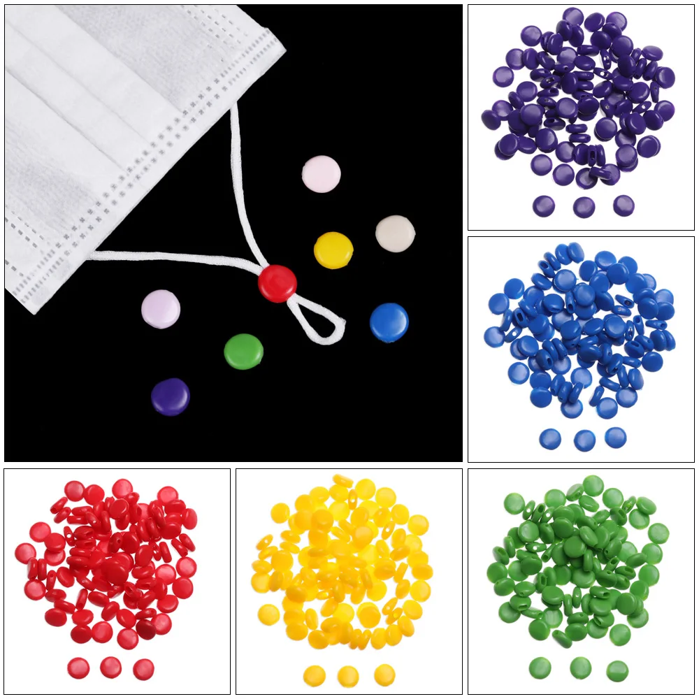 100 шт. нескользящая пластиковая плоская спиральная Пряжка регулируемый с