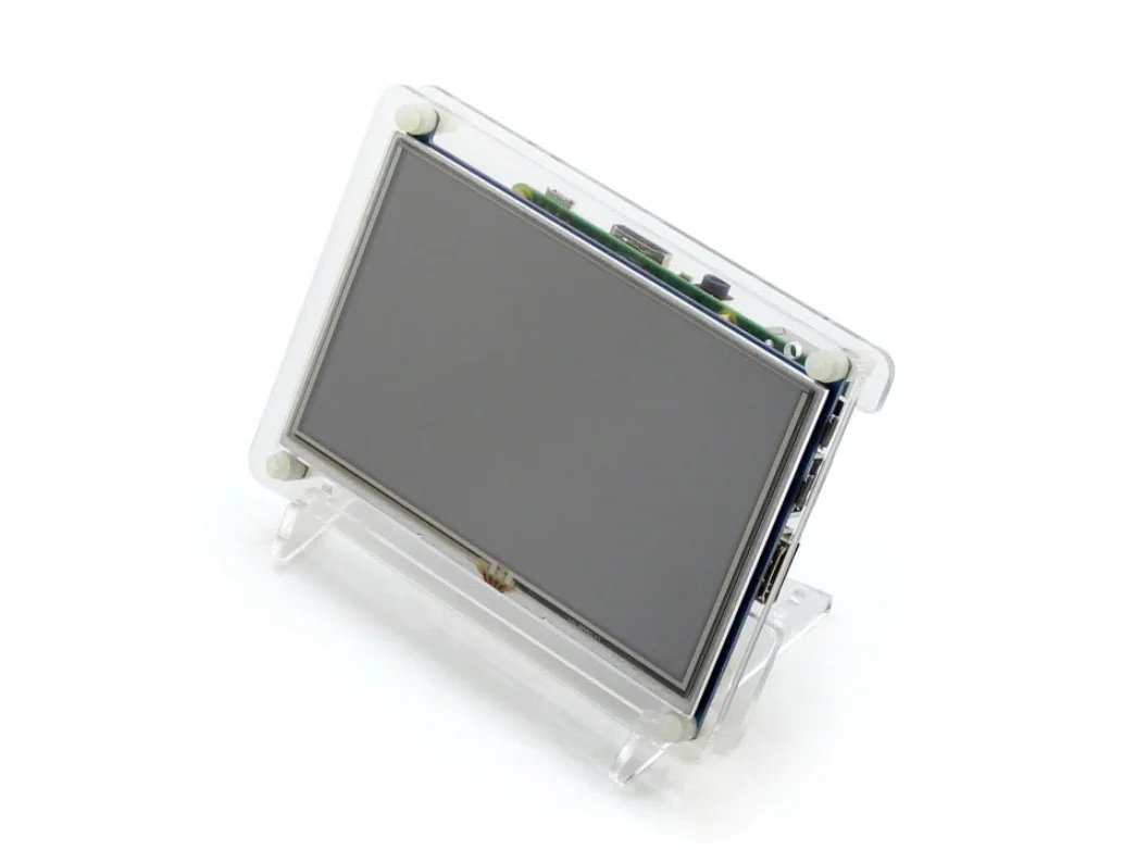 Waveshare 5-дюймовый HDMI LCD (B) с прозрачным корпусом 800*480 резистивный сенсорный экран
