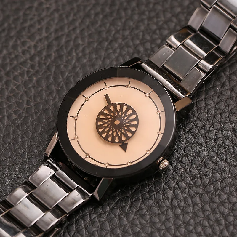 Креативные модные роскошные зеркальные часы с бриллиантами для мужчин и женщин