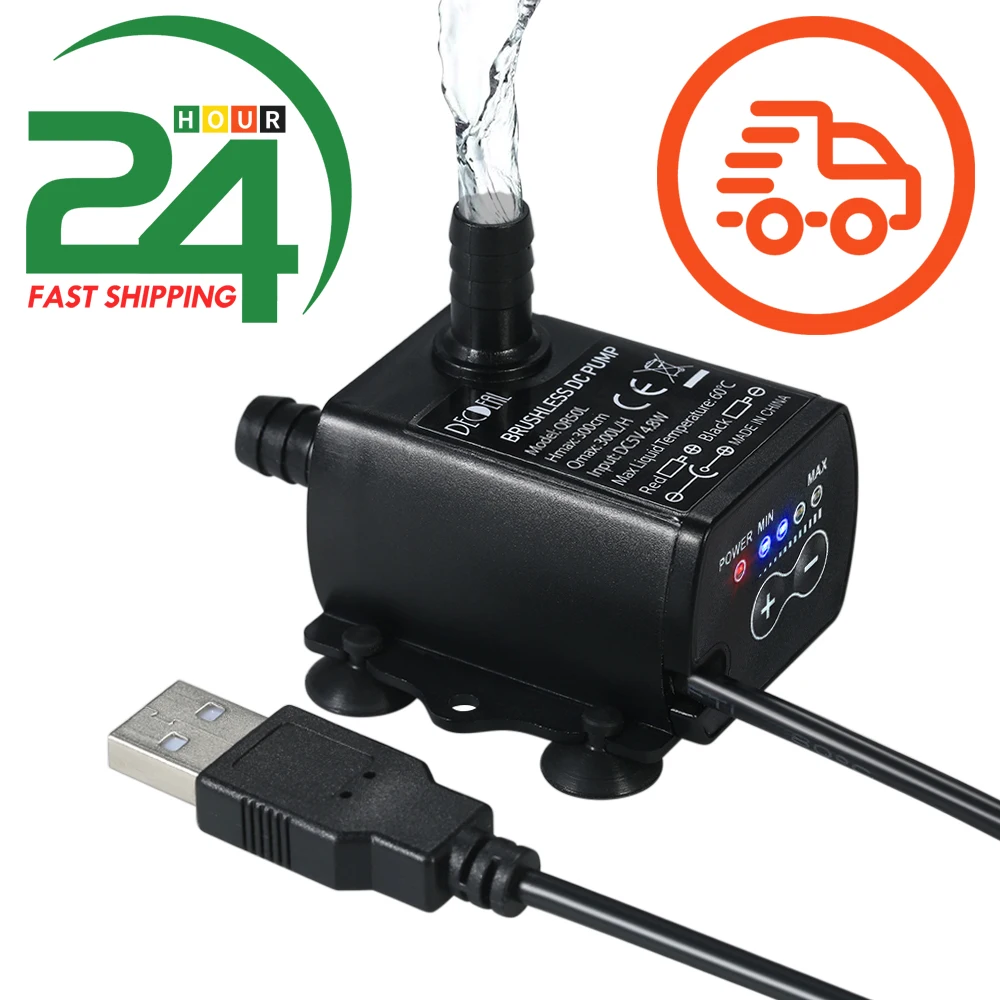 USB Настольный сверхтихий мини ПОГРУЖНЫЕ Водяной насос Бесщеточный циркуляции