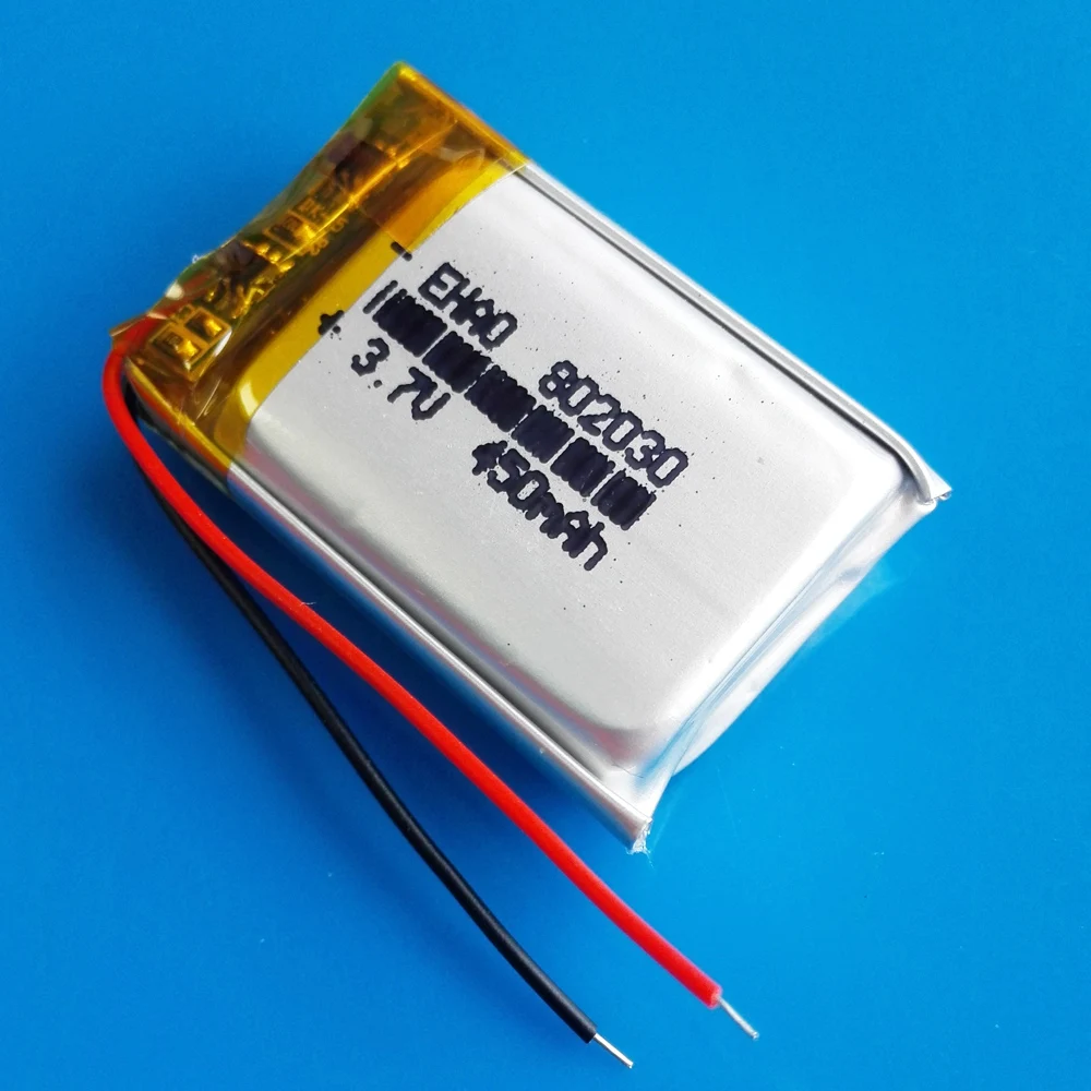 3 7 V 450mAh полимерный литиевый Lipo аккумулятор Перезаряжаемый для MP3 GPS смарт-часов