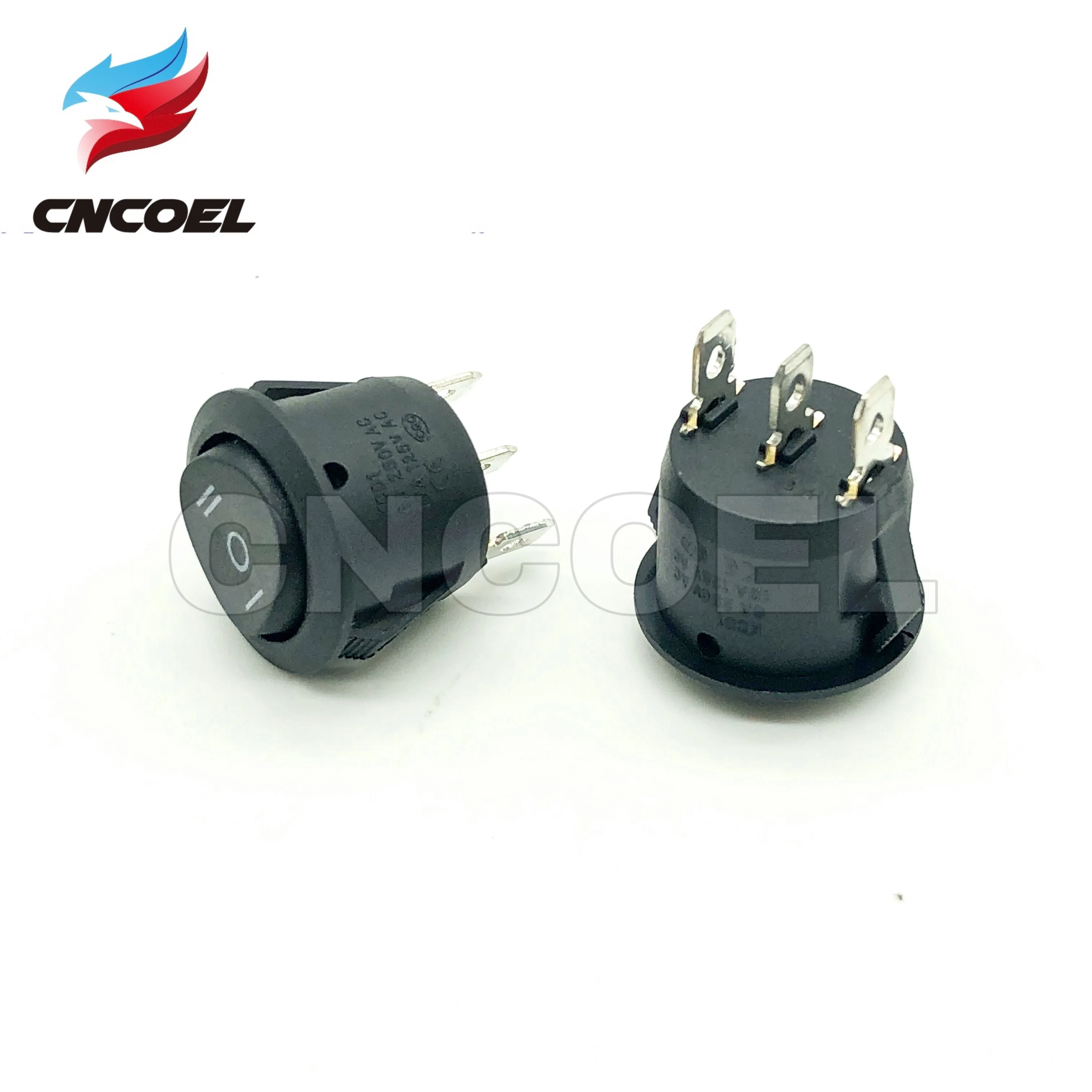 2 шт./лот KCD1 лодочный кулисный переключатель ВКЛ-ВЫКЛ черный 3-позиционный SPDT