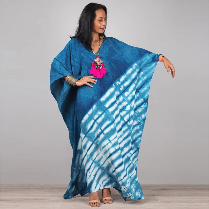 

Накидки-бикини TEELYNN с принтом в стиле бохо, Длинное свободное пикантное пляжное платье 2024, летняя женская пляжная одежда, купальный костюм, накидка, блузка, платья