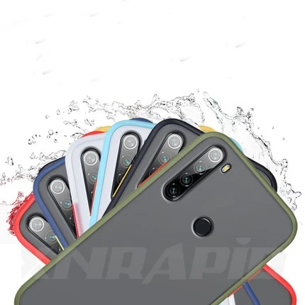 Для xiaomi redmi Note 8T Чехол Жесткий PC Прозрачный матовый защитный чехол на заднюю