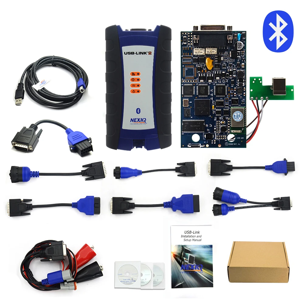 Диагностический прибор NEXIQ2 для дизельного грузовика USB Link 2 Bluetooth сканер тяжелых