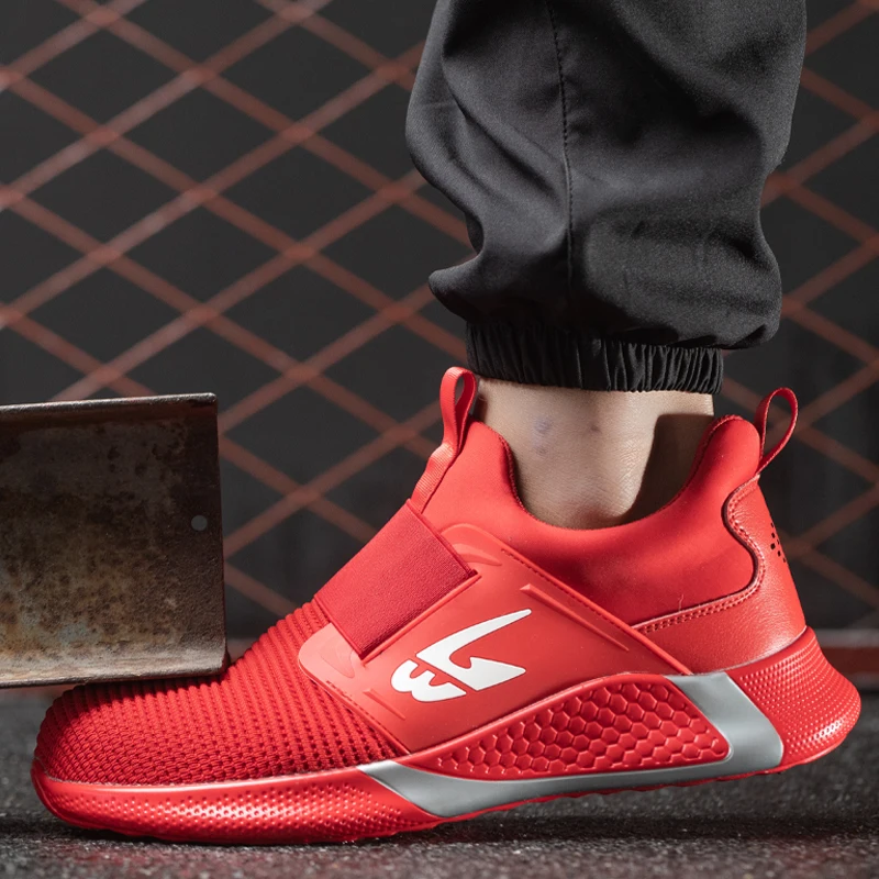 

New Safety Shoes Men Shoes Work Shoes Steel Toe Shoes Anti-Puncture Safety Shoes Women Men Work Sneakers Industrial Shoes Unisex