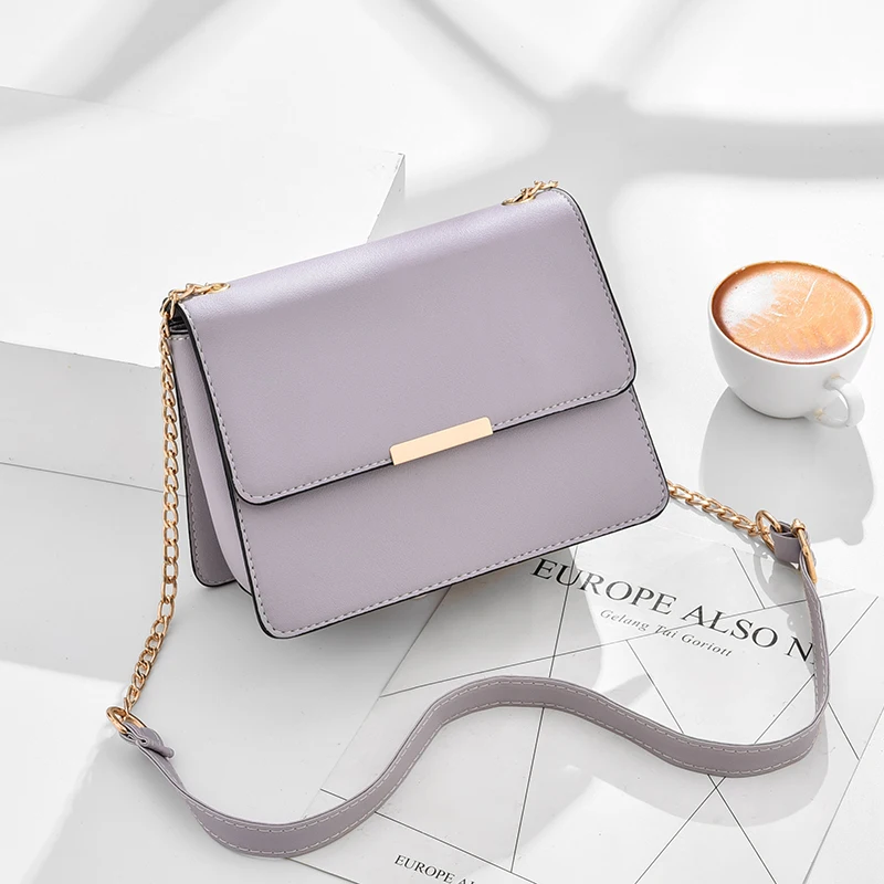 

New Woman Shoulder Bag Fashionable Simple Chain Messenger Bag High Quality Luxury Designer Handbag 2021 New Female Underarm Bag