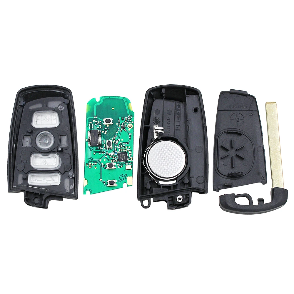 4 кнопки дистанционного ключа 315 МГц YGOHUF5662 434 HUF5767 868 HUF5661 For-BMW2009-2016 5 7 F серии FEM / BDC CAS4