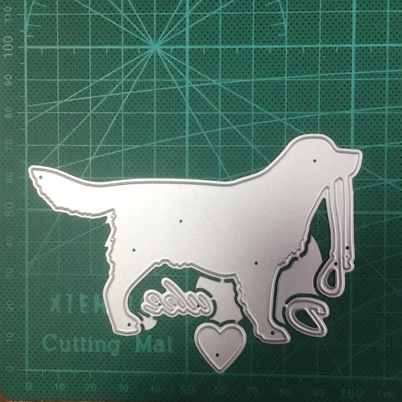 

Christmas Dog Metal Cutting Dies Stencils for DIY Scrapbooking Album Cards Making Embossing Dies Cuts Craft Dies New 2020