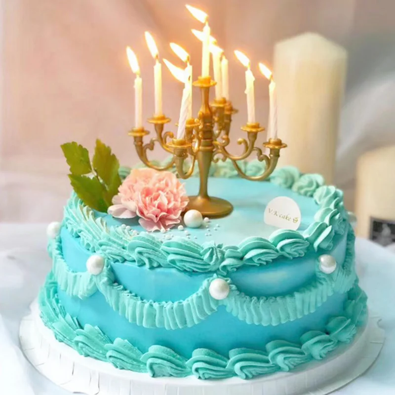 1 комплект подсвечники 9 шт. лампы в форме свечи торт фигурки жениха и невесты